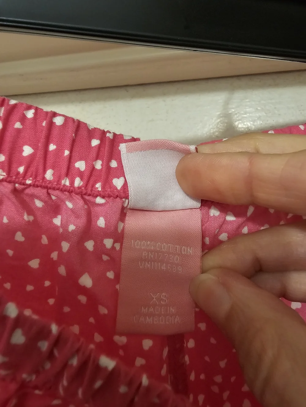 Pink and Red Lounge Pants Set XS EUC - Picture 7 of 10